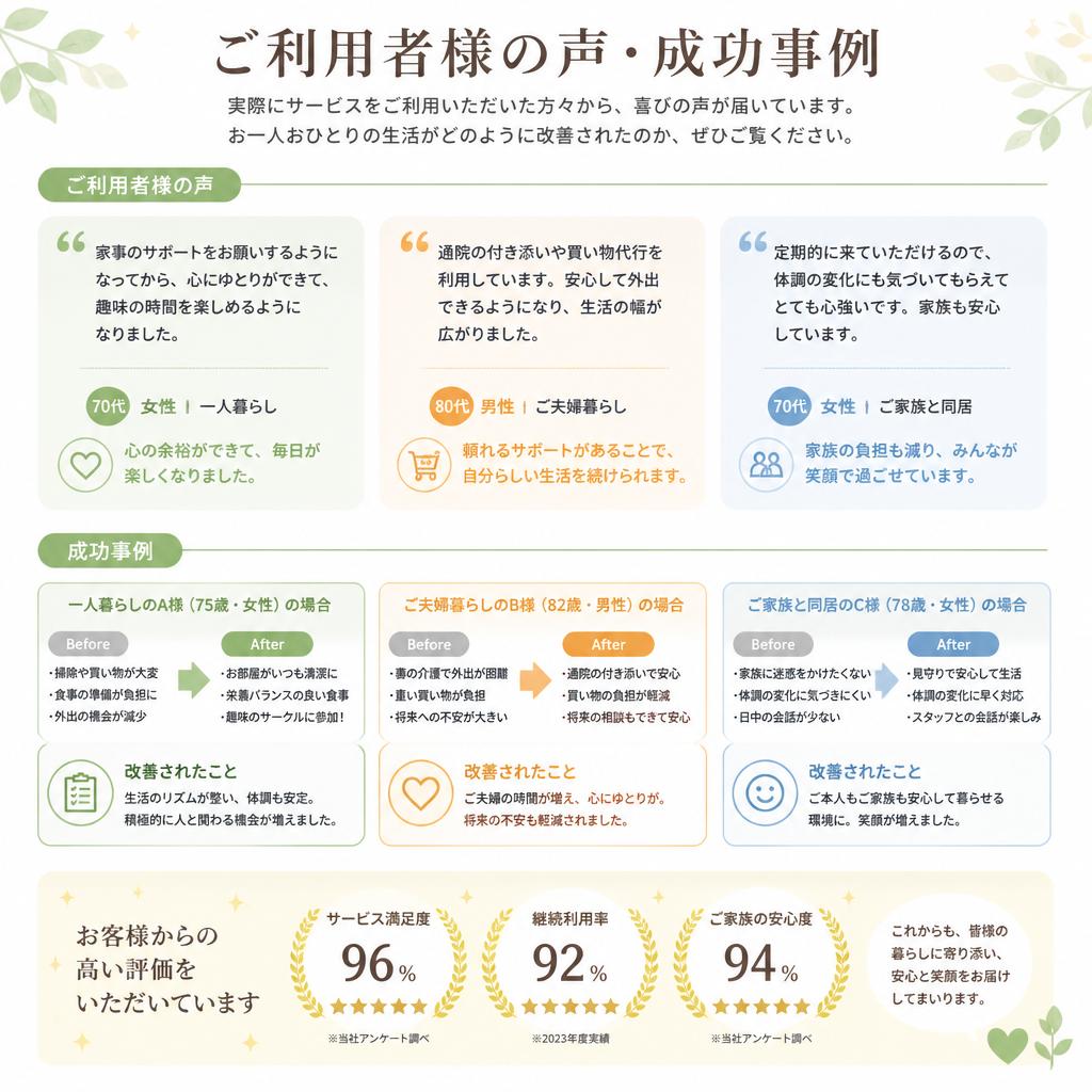 お客様の声・成功事例