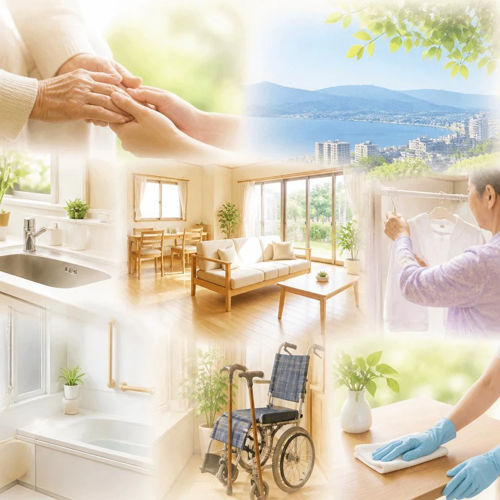 大津市にお住いの高齢者の皆さまが、住み慣れたご自宅で安心して自分らしくくらし続けられるよう、日常生活のお困りごとを心を込めてサポートいたします。