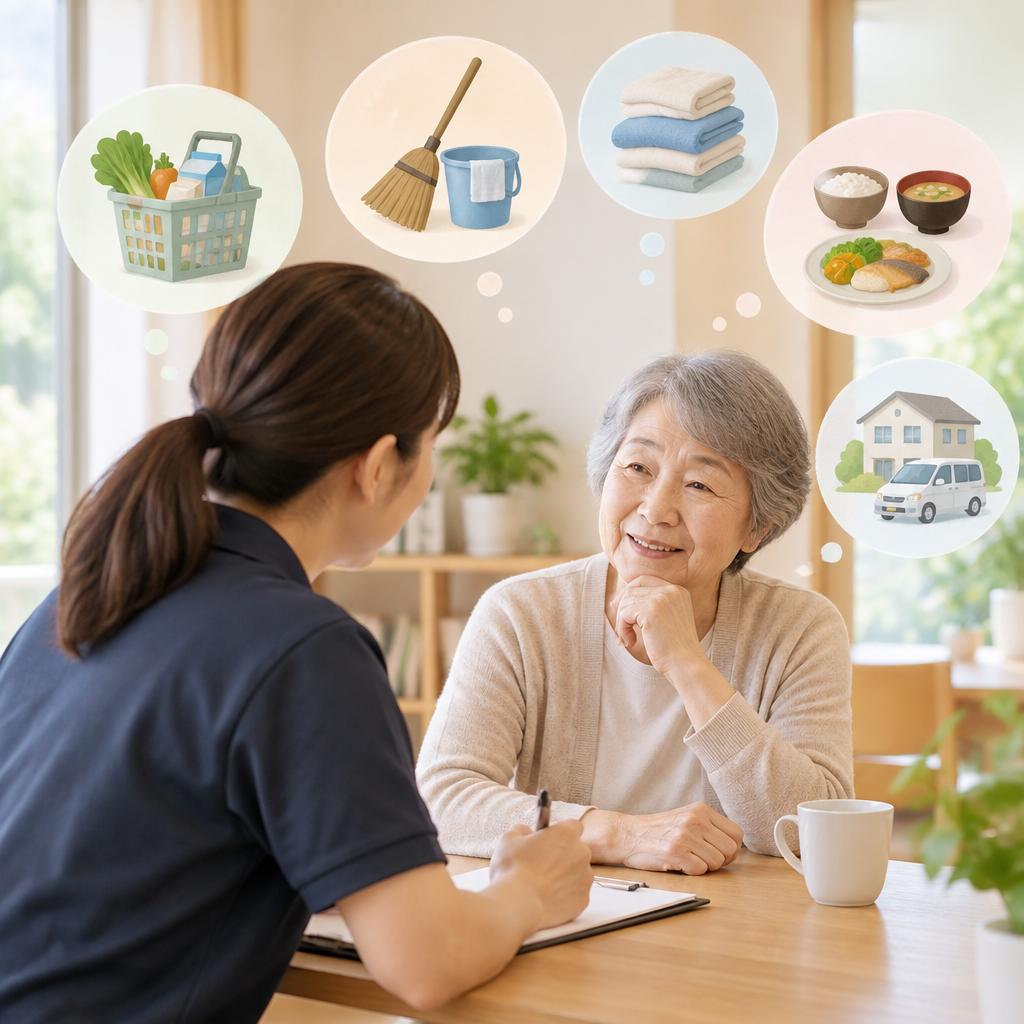 介護保険だけでは届きにくい、日常の外出にも対応